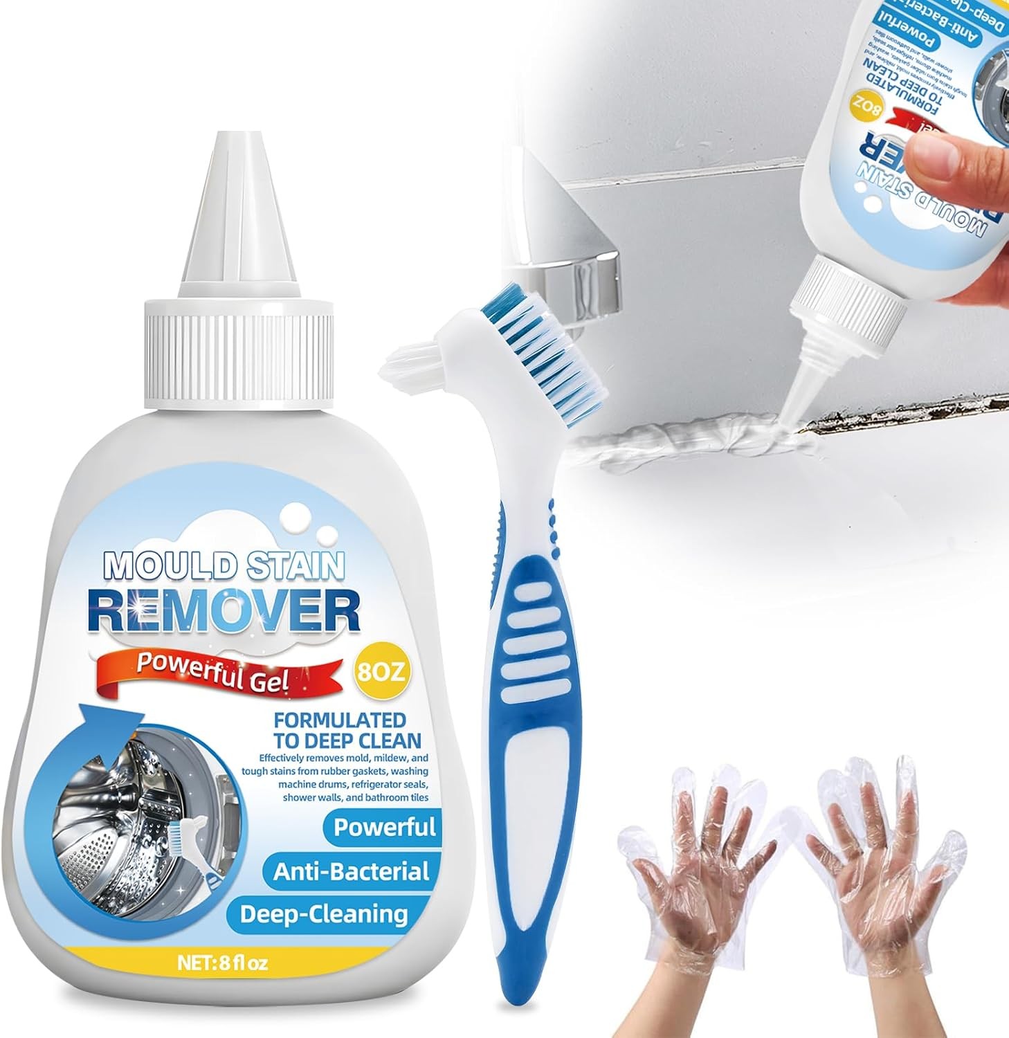 Home Remover Gel Deep Cleaning Cleaner Gel Washing Machine Bathroom Kitchen Tile