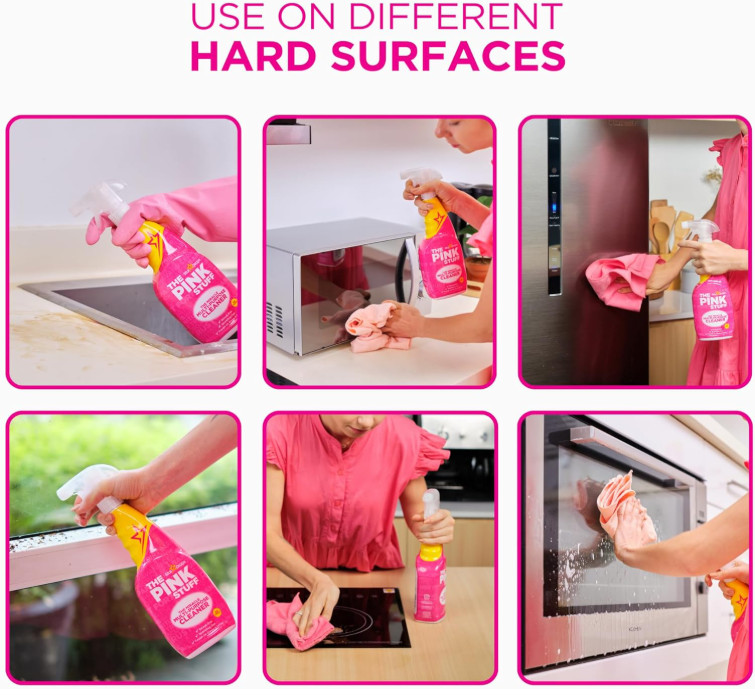 Stardrops The Pink Stuff Miracle Multi-Purpose Cleaner – Removes Grease, Grime