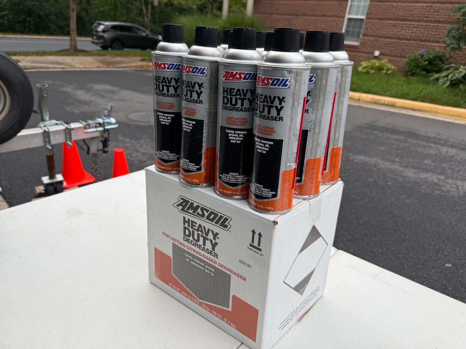 AMSOIL Heavy Duty Citrus Degreaser Spray 15 oz Aerosol Case of 12 Cans New Seale