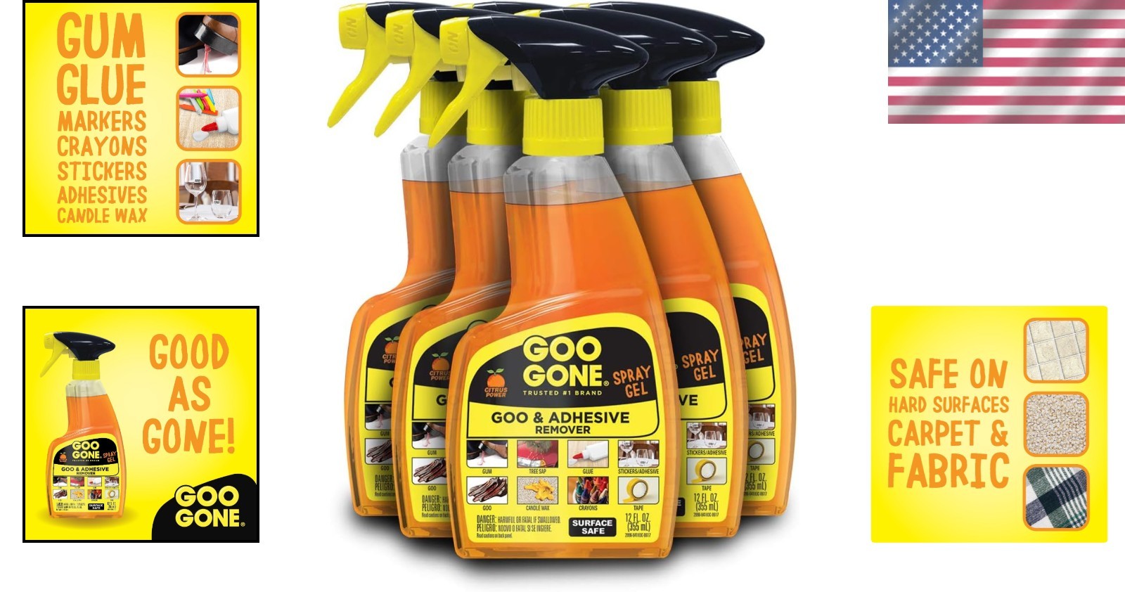 Glue & Tape Residue Remover Gel – 6 Pack