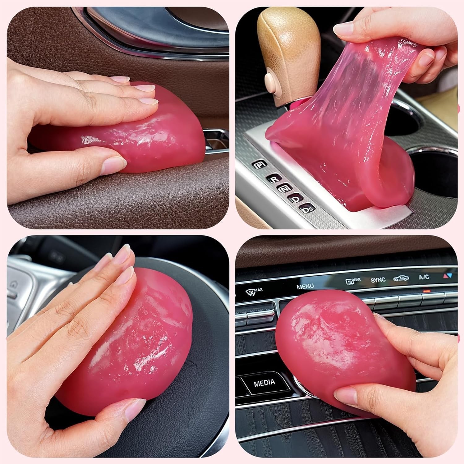 Car Cleaning Putty Car Putty Car Interior Cleaner Car Slime Car Detailing Kit…