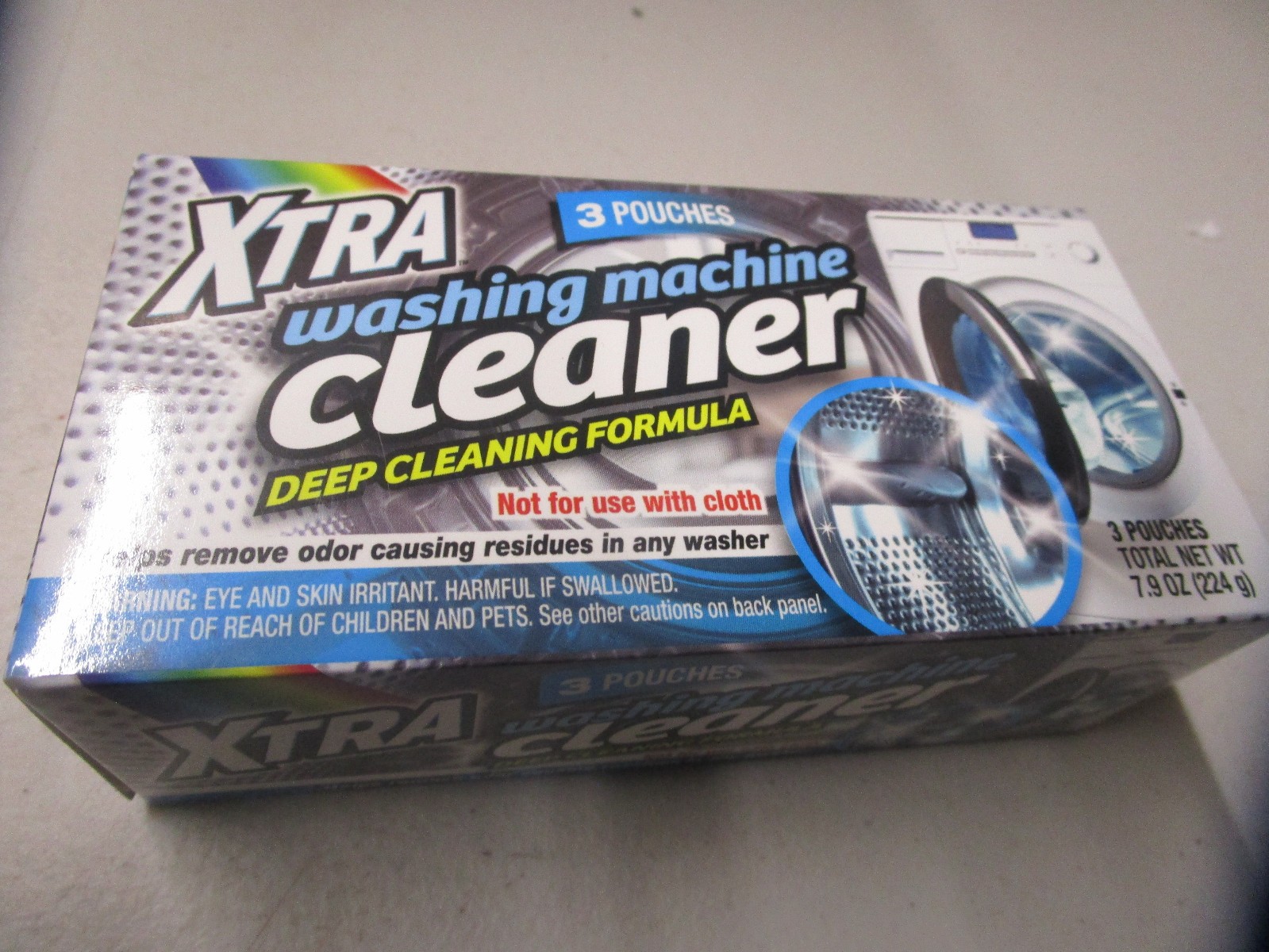 Xtra Washing Machine Cleaner Deep Cleaning Formula 3 Pouches