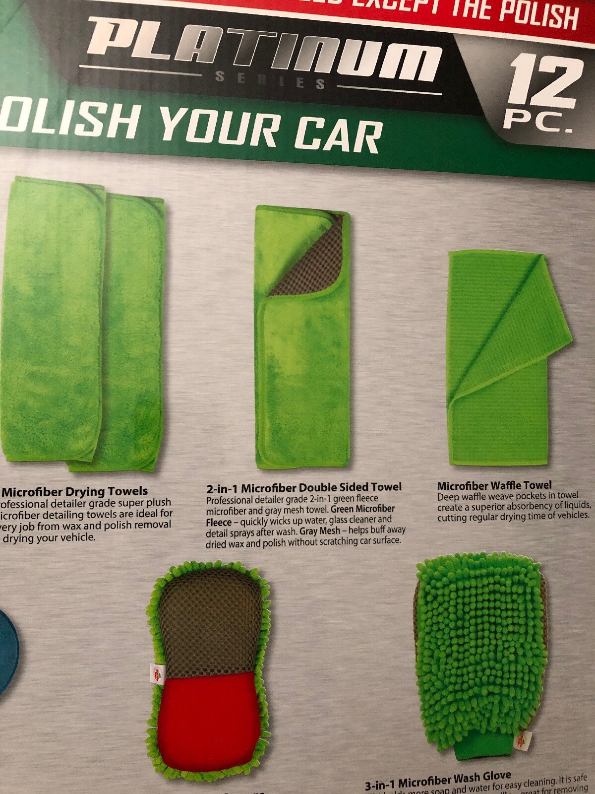 NEW 2X 12PC NEW Turtle Wax DELUXE Platinum Car Wash Club Pack