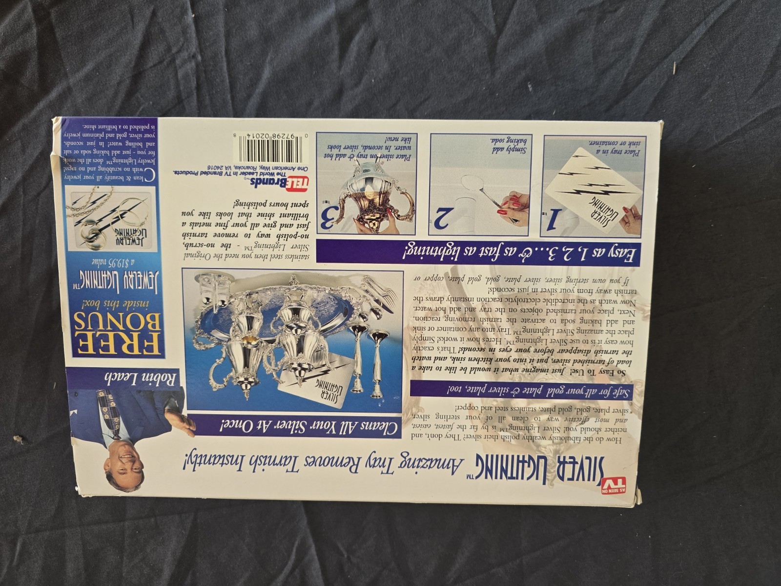 The Original Silver Lightning Tarnish Remover Gold Copper Stainless Steel ASOTV