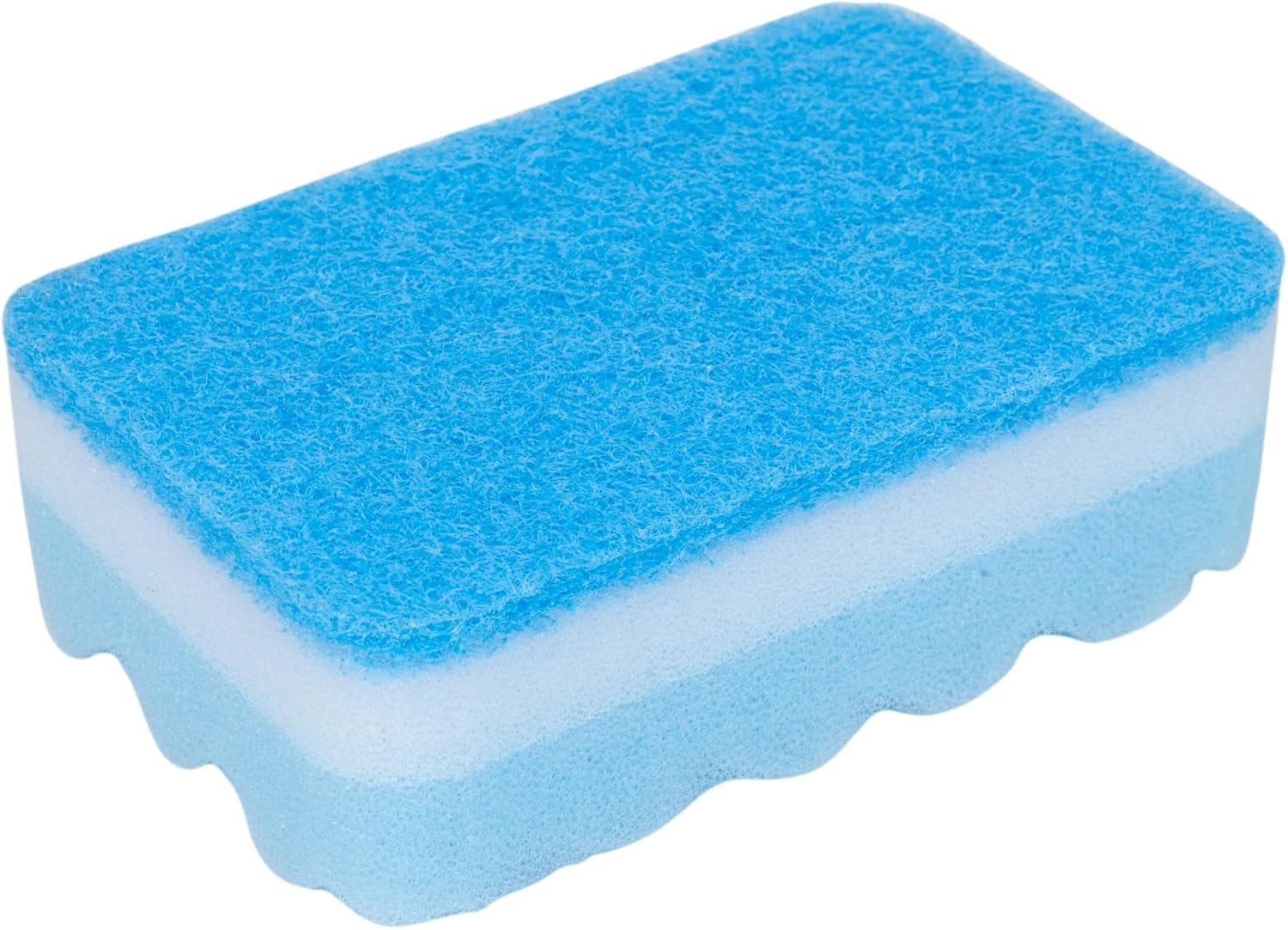Scratch-Kitchen Dish Sponges, Rainbow Cellulose Scrubber Sponge with Scouring