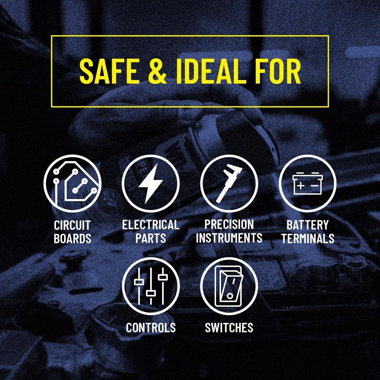 Residue-Free 11oz Specialist Contact Cleaner Spray for Safe Electrical Cleaning
