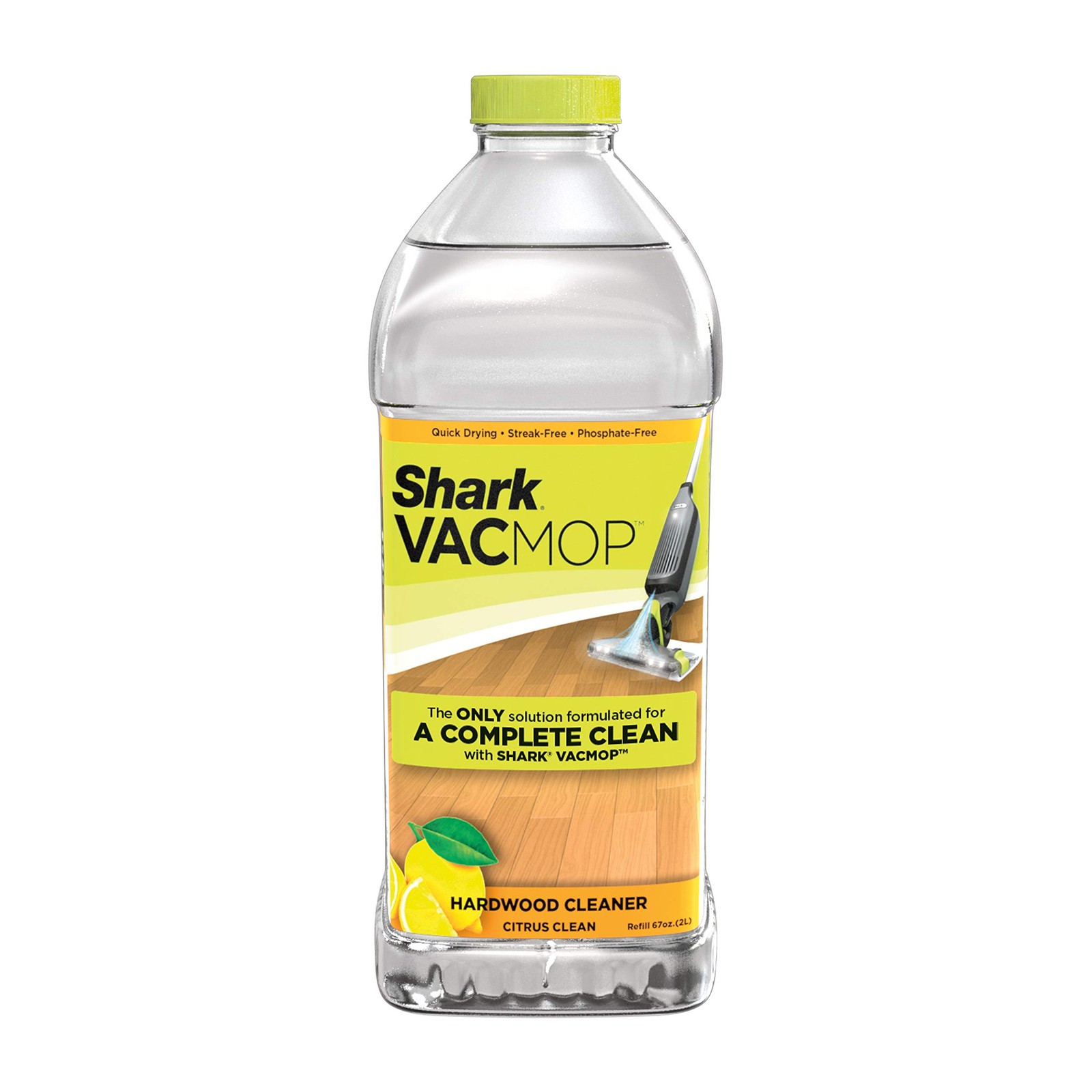 Shark VACMOP Hardwood Cleaner 67.62 Fl Oz Citrus Scent For Sealed Wood Floors