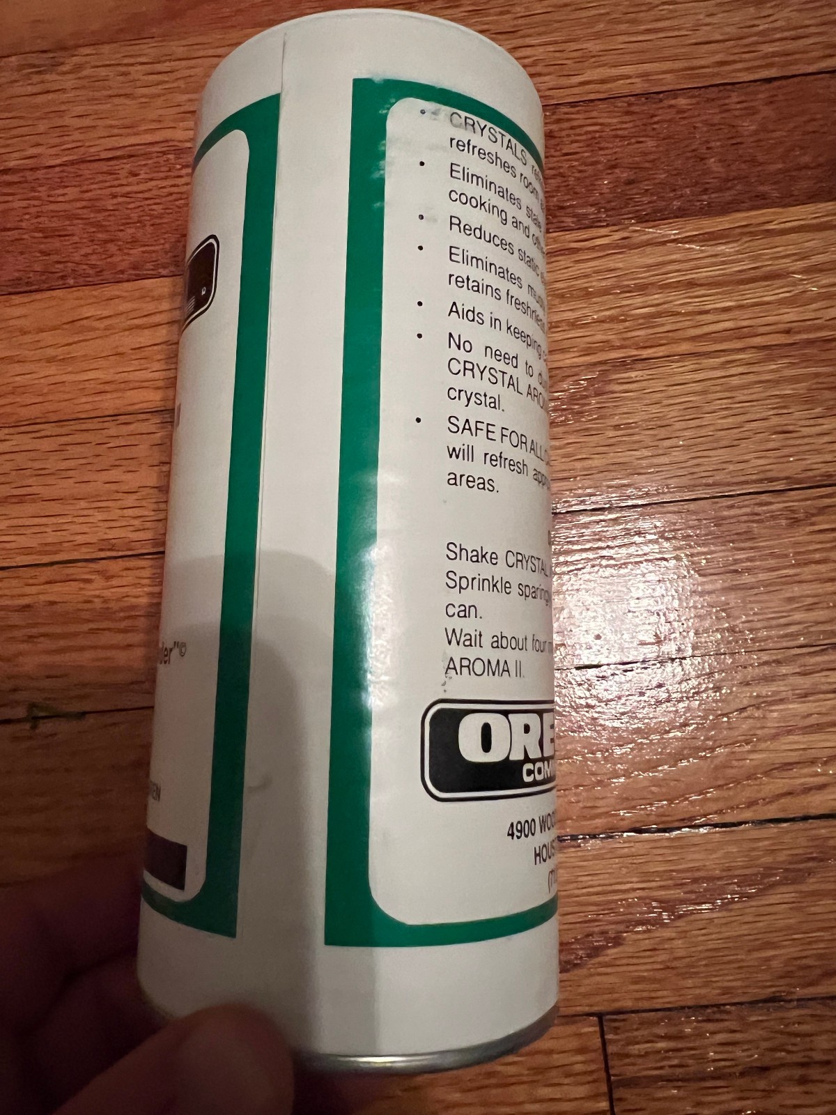 Oreck XL Commercial Crystal Aroma II Carpet Refresher Vintage Tube Vintage