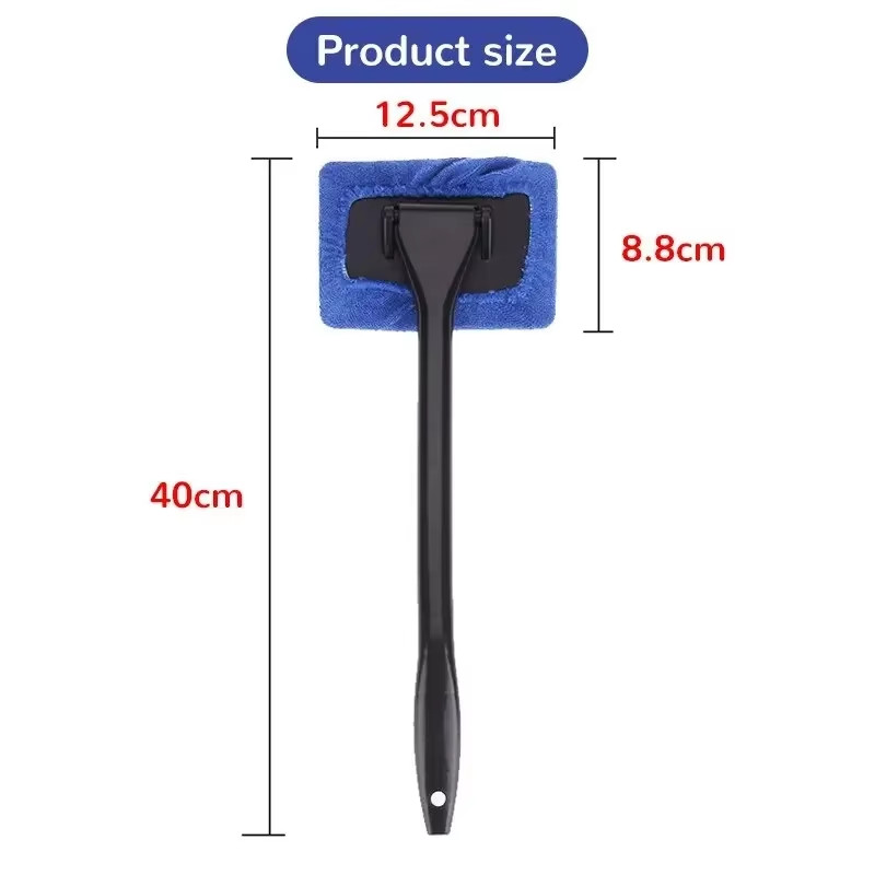 Car Window Cleaner Brush Kit Windshield Cleaning Wash Tool inside Interior Auto