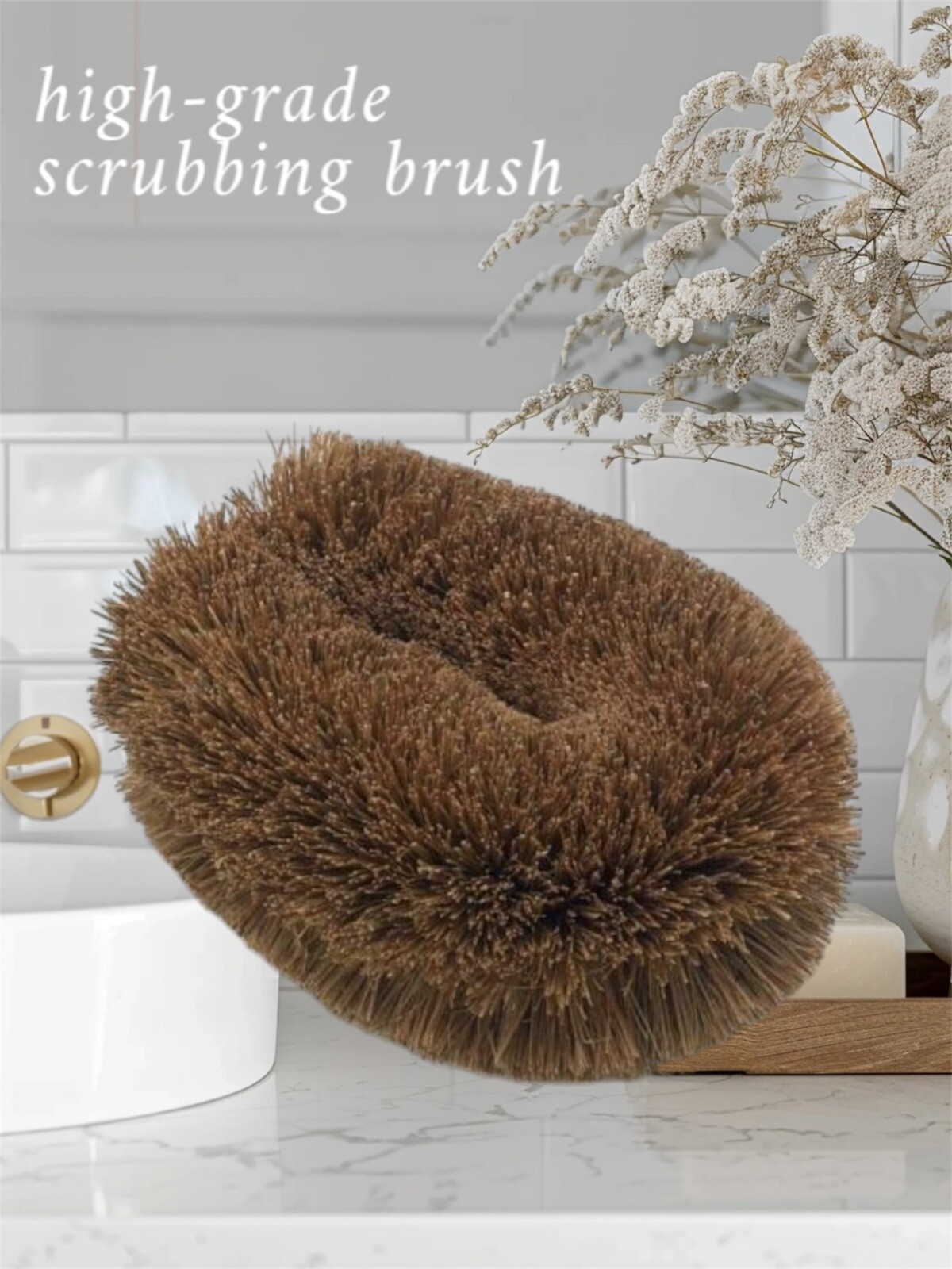 10 pcs High-Grade scrubbing brush Natural Material High Quality Made in Japan