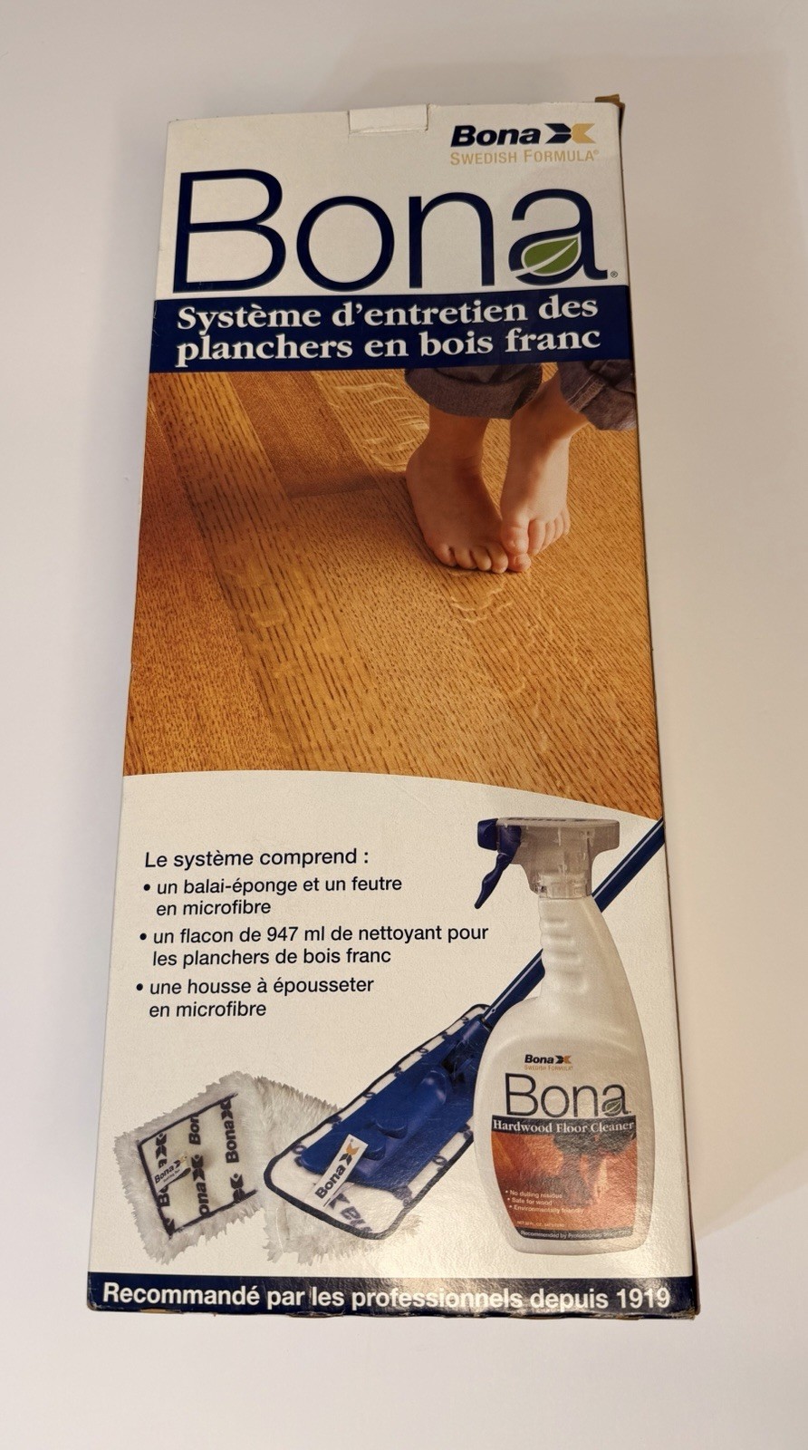Bona Hardwood Floor Care Kit WM710013358 Hardwood Hard-Surface Floors NEW 32oz