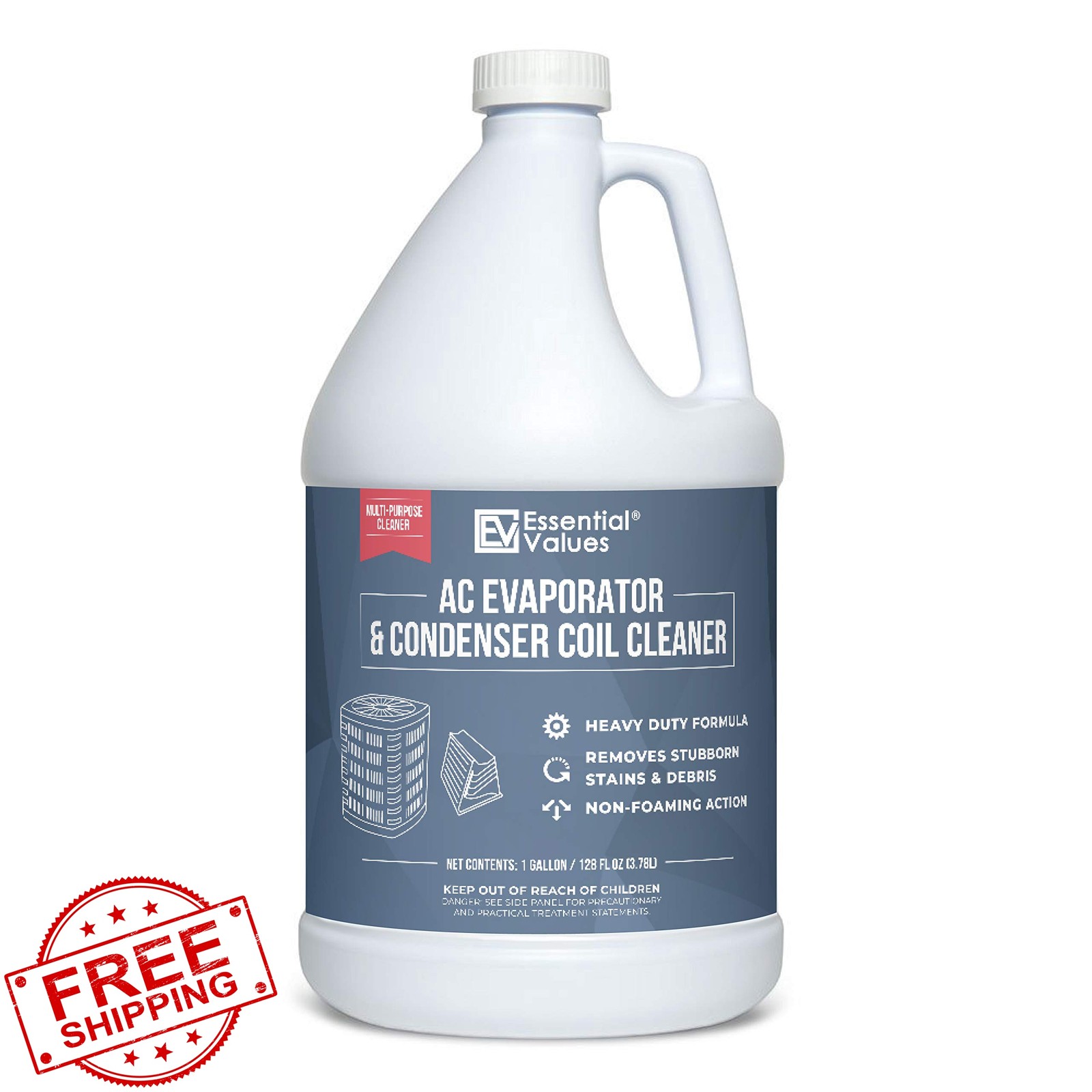 Essential Values AC Coil Cleaner Gallon