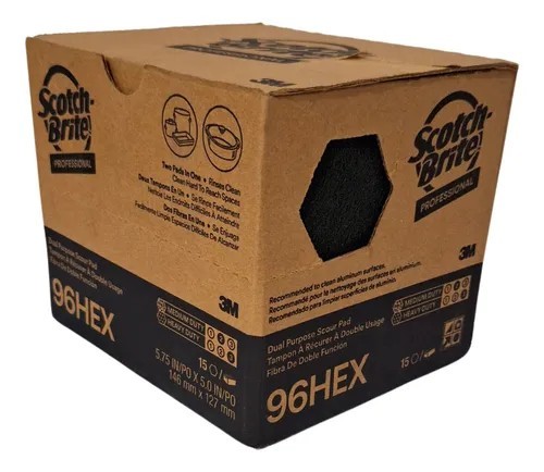 Scotch-Brite Dual Purpose Scour Pad, 5.8″ X 5″, Yellow/Black | 15/Case
