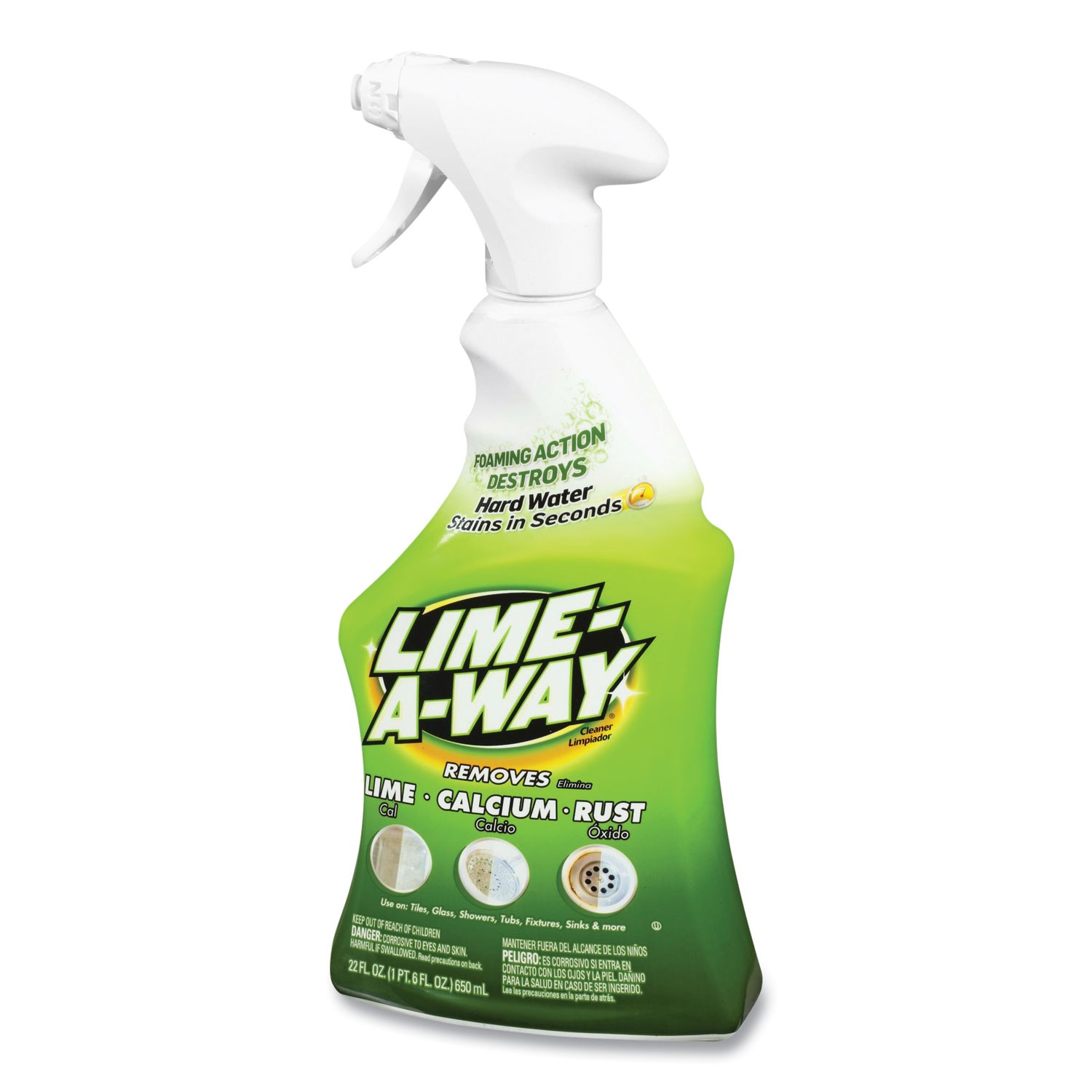 LIME-A-WAY® Lime, Calcium and Rust Remover, 22oz Spray Bottle
