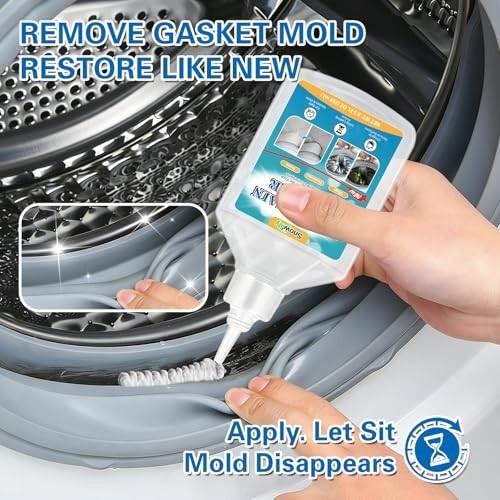 Heavy-Duty Mold Stain Remover Gel 16.9 Fl Oz – Cleaner for Grout, Bathroom, Wash