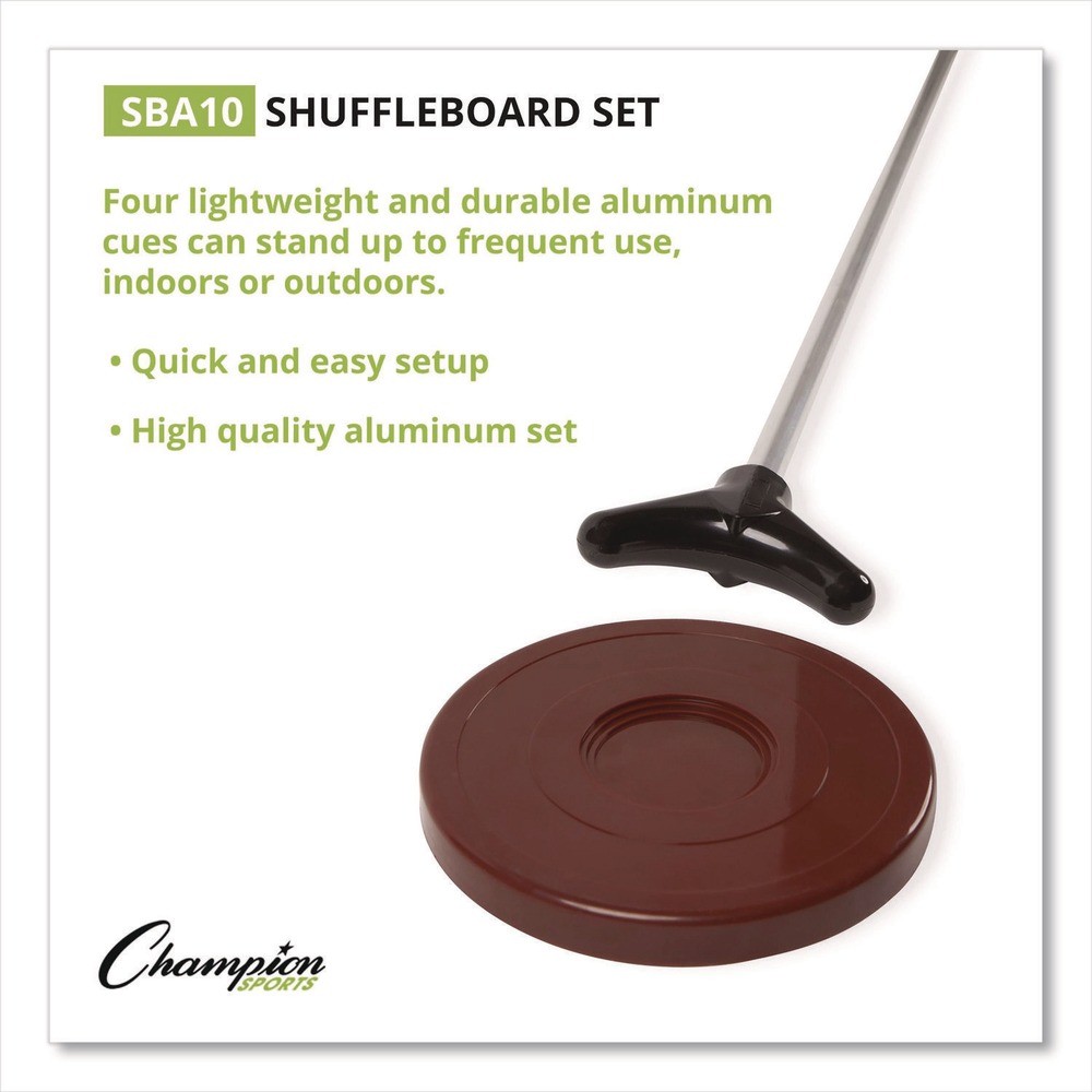 Champion Sports SBA10 Shuffleboard Set (12/Set) New