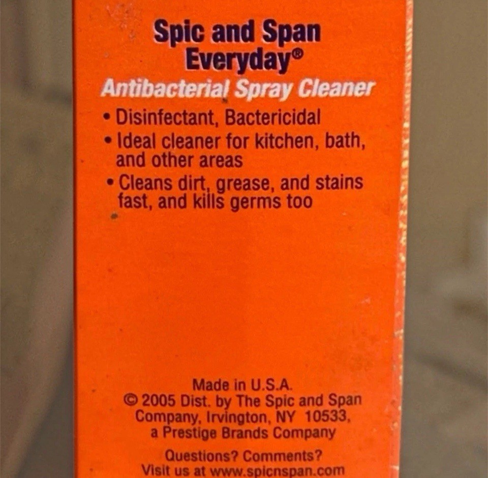 Spic and Span Extra Strength Powder Sun Fresh 27 Oz Discontinued 2005 VTG