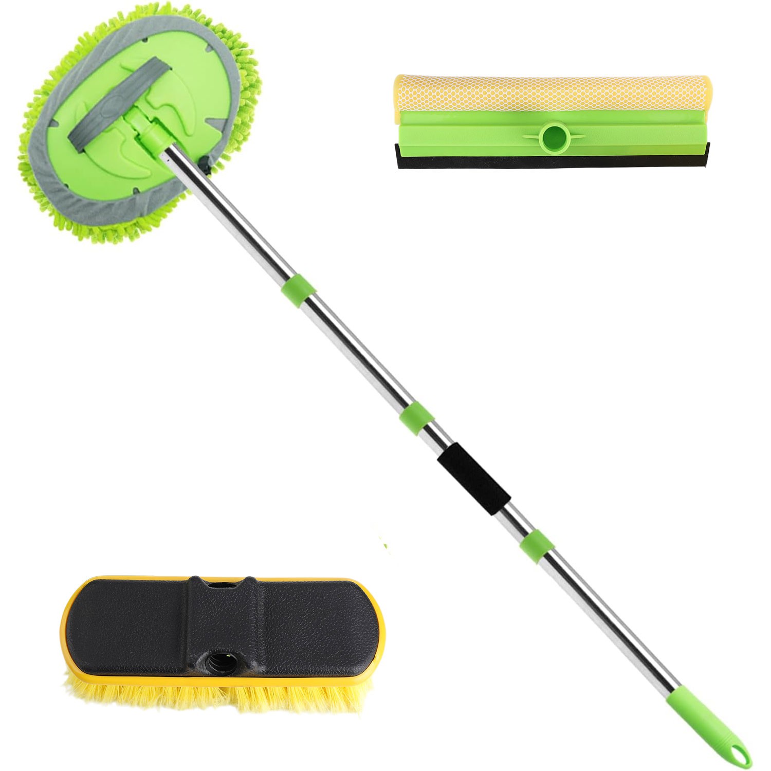 62″ Car Wash Brush with Long Handle, 12PCS for Car RV Truck Boat Wash