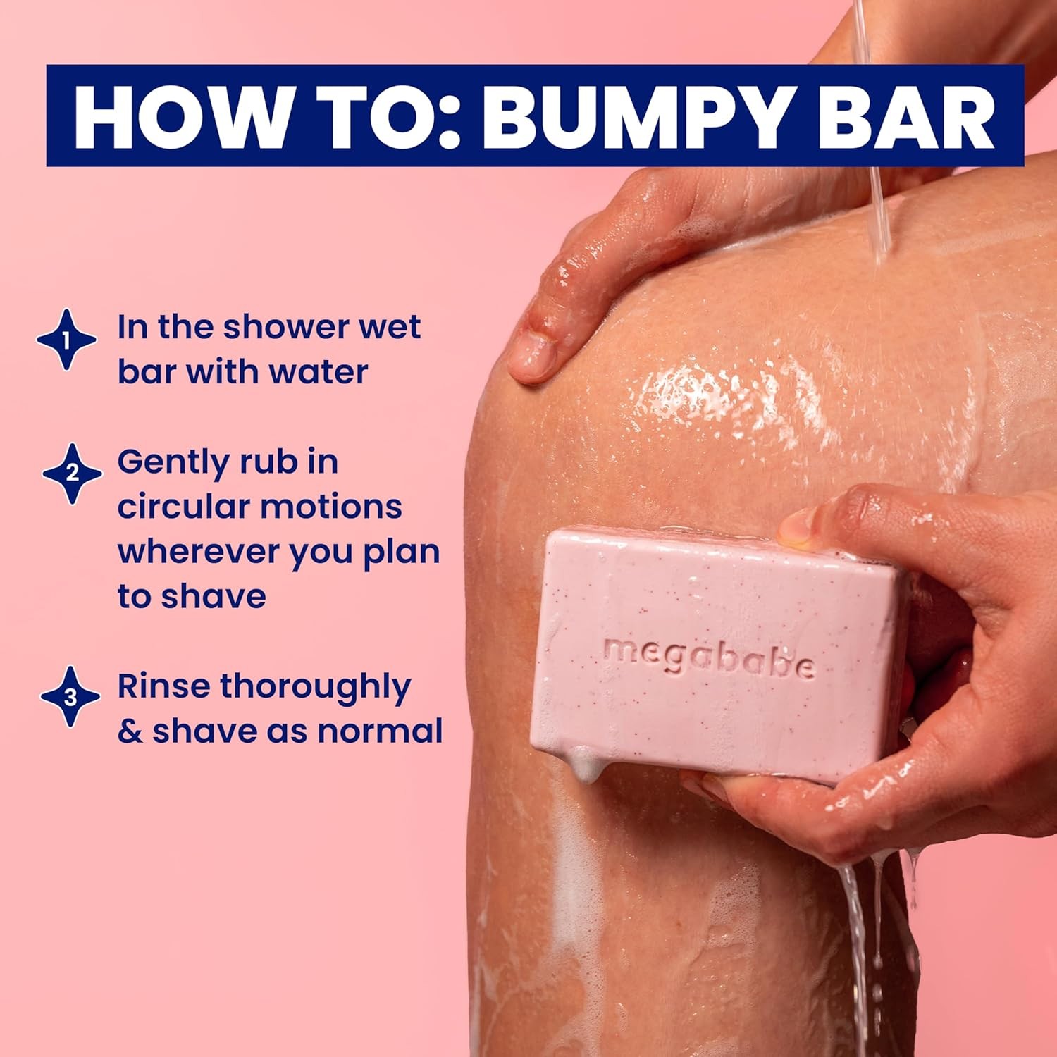 Bumpy Bar | Pre-Shave Exfoliating Scrub | with Shea Butter,