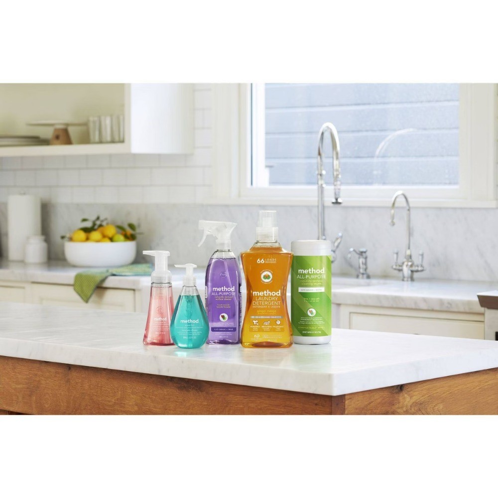 Method Spearmint Sage Squirt + Mop Hard Floor Cleaner – 25 fl oz: Hypoallergenic