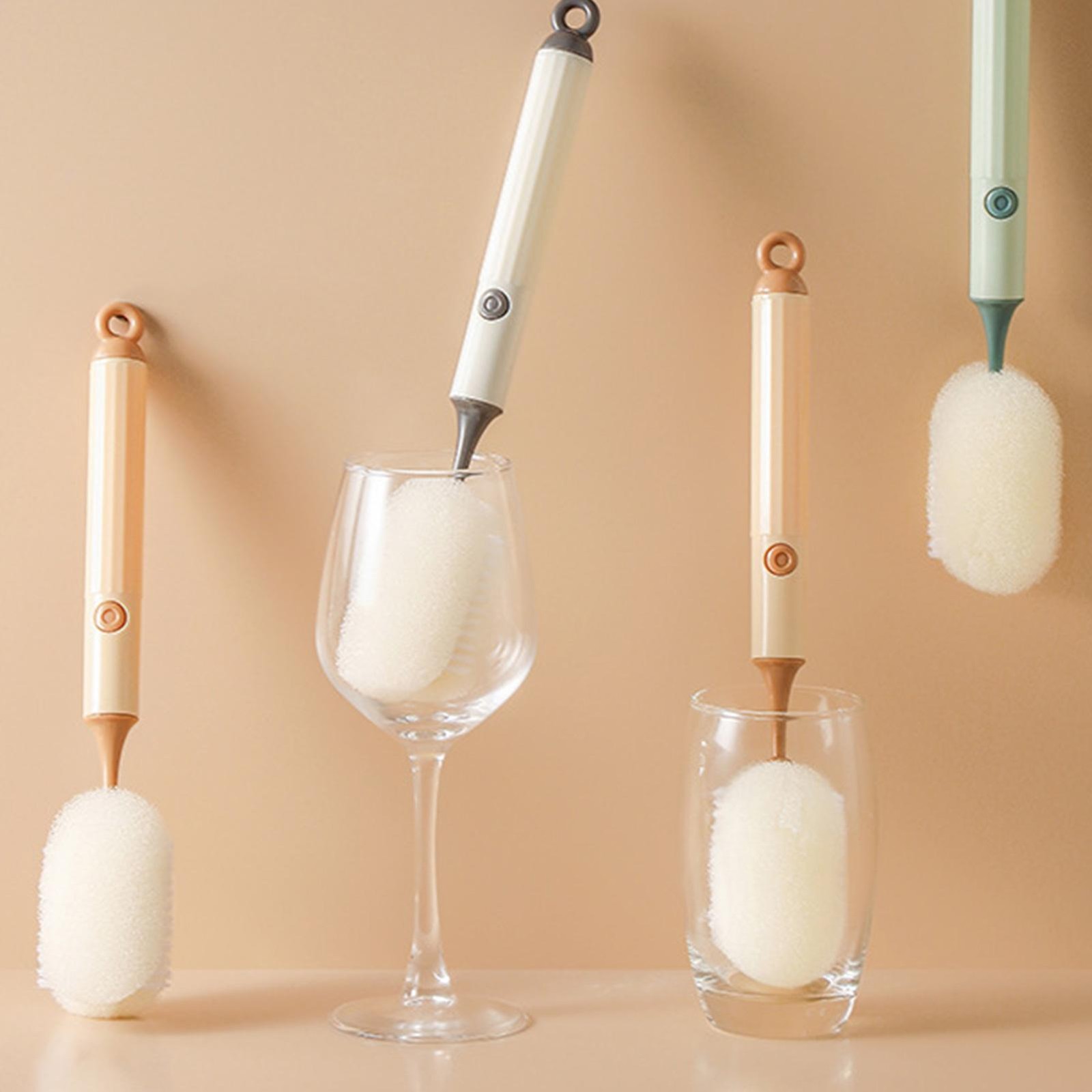 Long Handle Bottle Brush Bottle Soft Brush Bottle Washing Sponge For Deep Reach