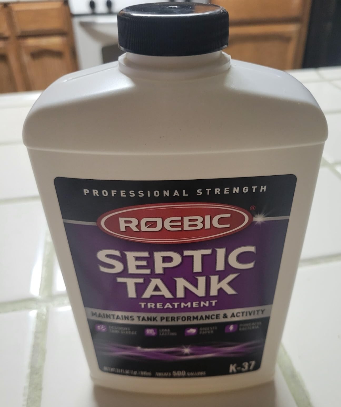 Roebic K-37-Q Septic Tank Treatment: Removes Clogs, Environmentally Friendly Bac
