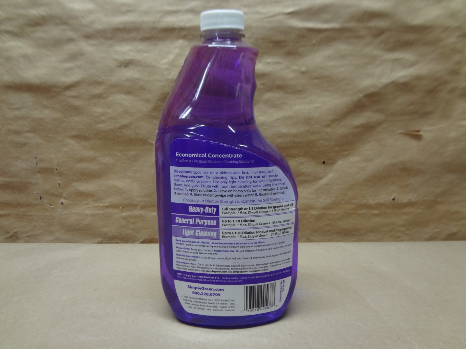 Simple Green AllPurpose Cleaner, 32 Fl Oz (Pack of 3), Lavender, 96 Fl Oz