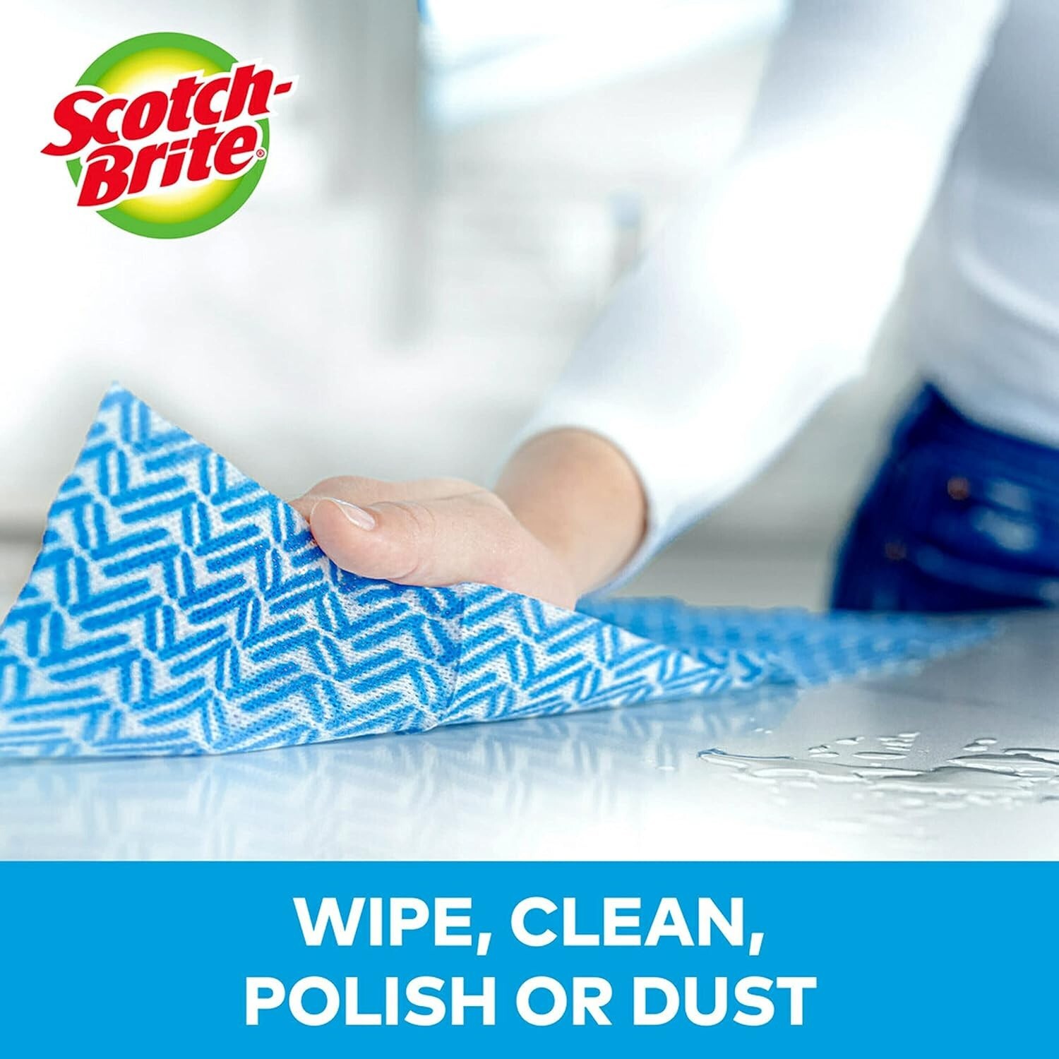 (2-5/pk)-3M Scotch-Brite Wipe Reusable Cleaning Cloth Model 9053-5