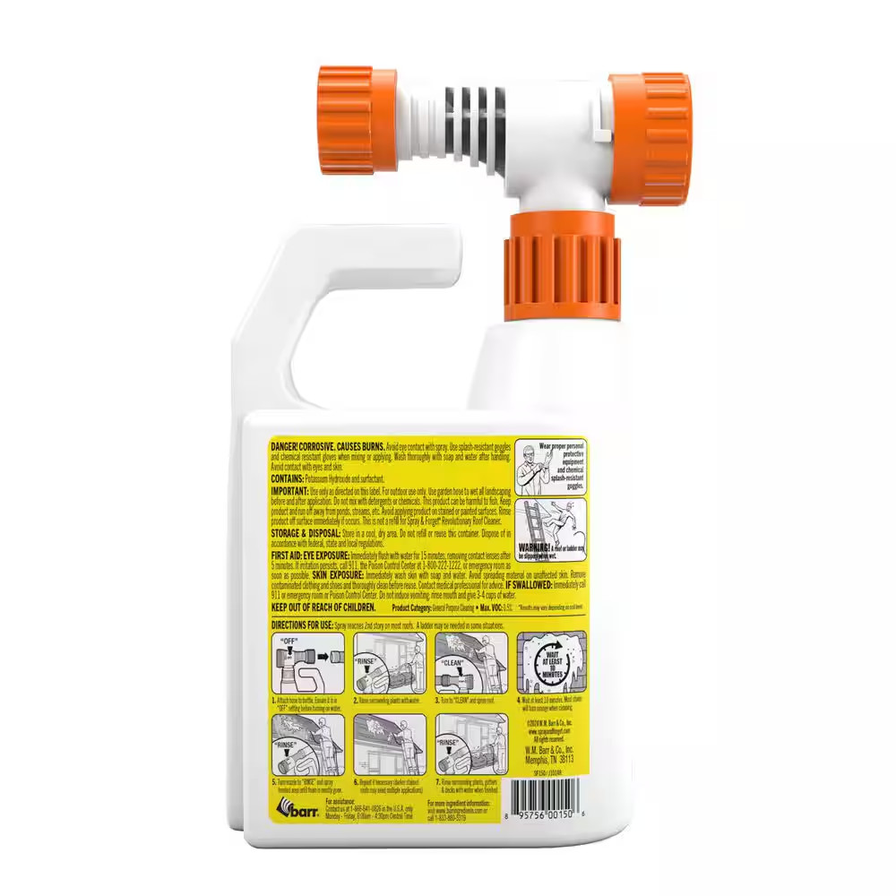 32 Oz. Super Concentrated Revolutionary Roof Cleaner Hose End