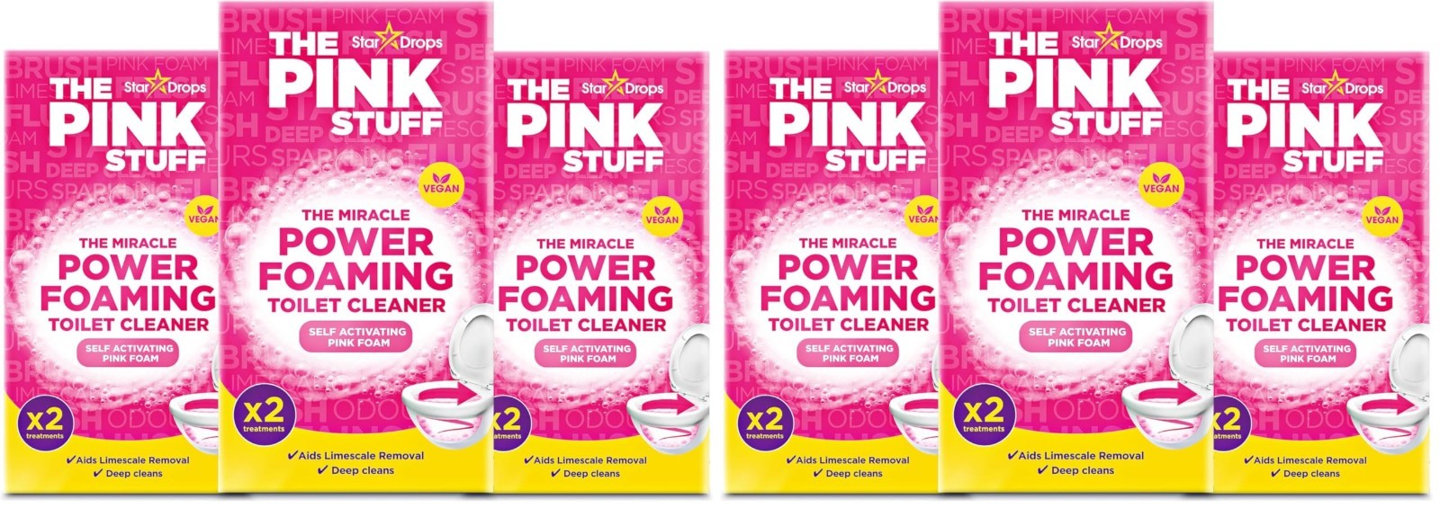 Miracle Foaming Toilet Cleaner – Self-Activating Deep Clean, Stain Removal, Fres