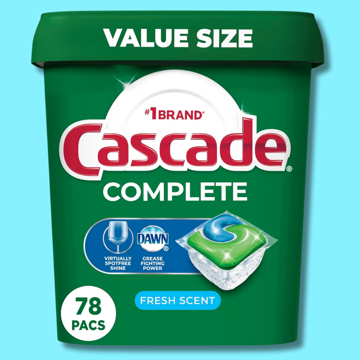 Fresh Scent Complete ActionPacs Dishwasher Detergents 78ct