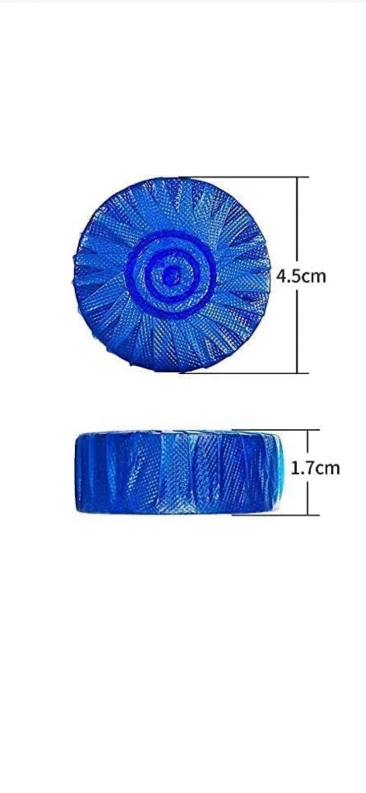 25 Automatic Bleach Toilet Bowl Cleaner Stain Remover Blue Tablet Better Quality