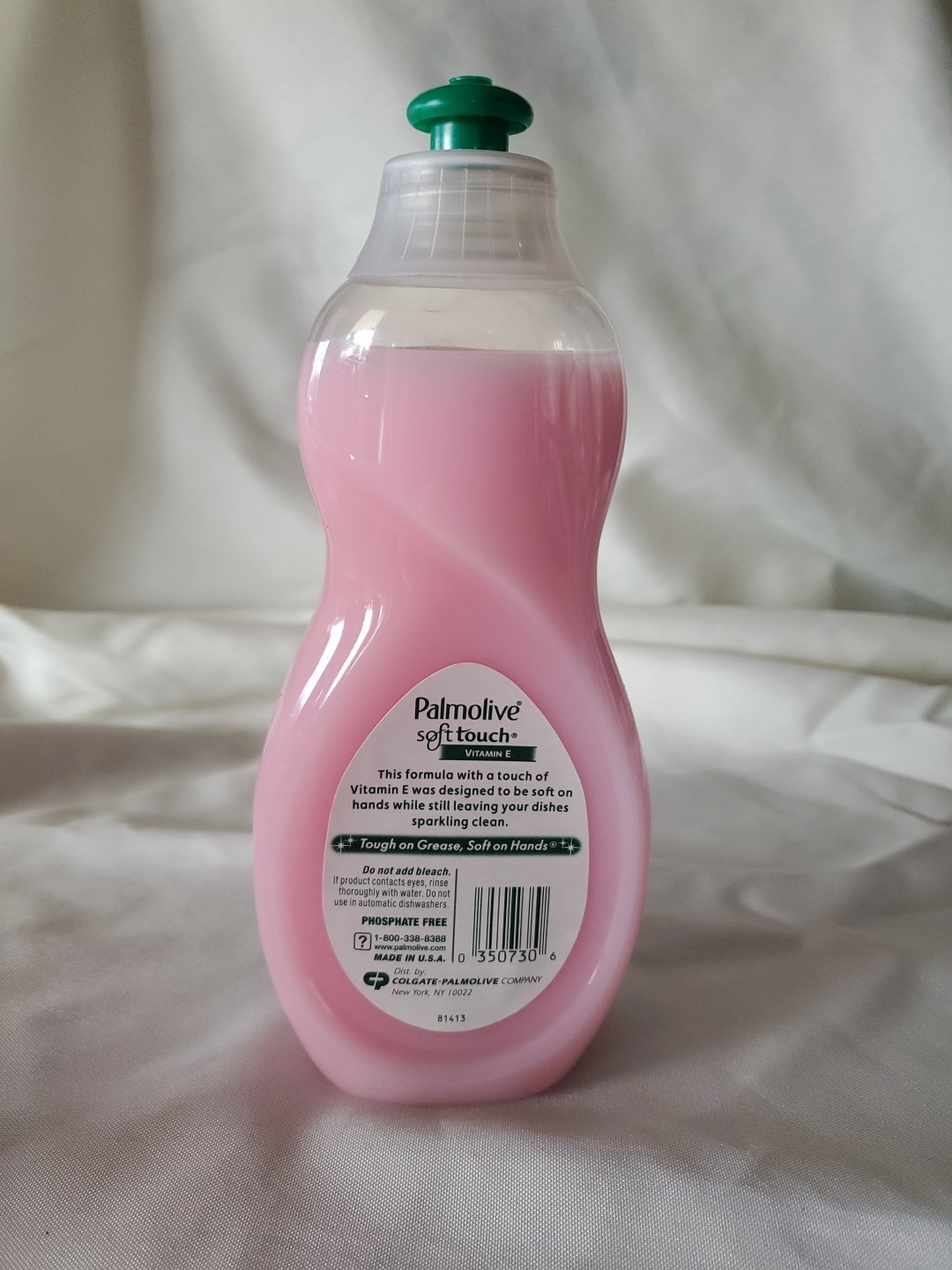 Palmolive Soft Touch Vitamin E Ultra Concentrated Pink Dish Liquid Soap 10 Oz