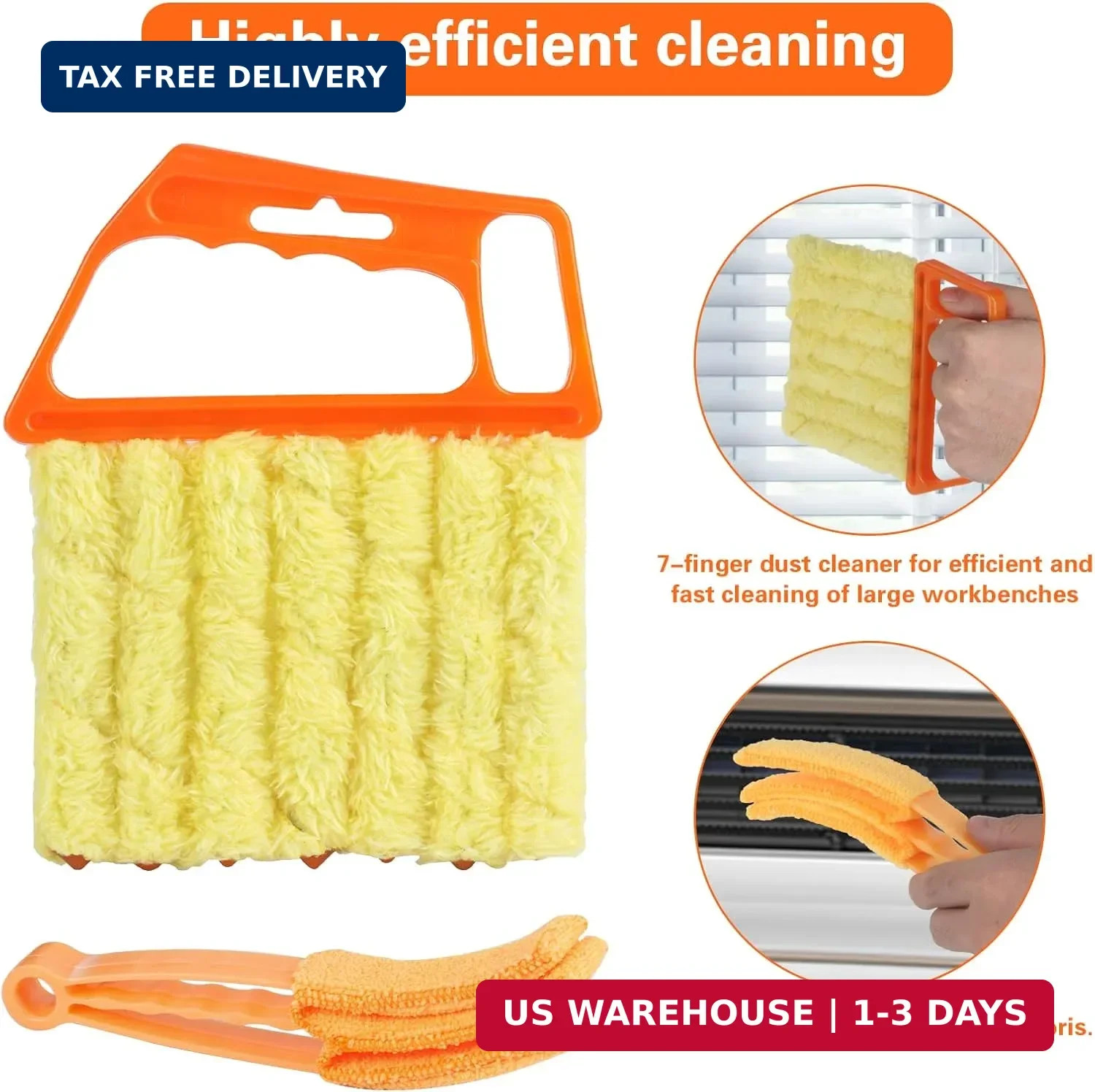 4Pcs Window Venetian Blind Cleaner Duster Tool,Feather Blind Duster for Cleaning
