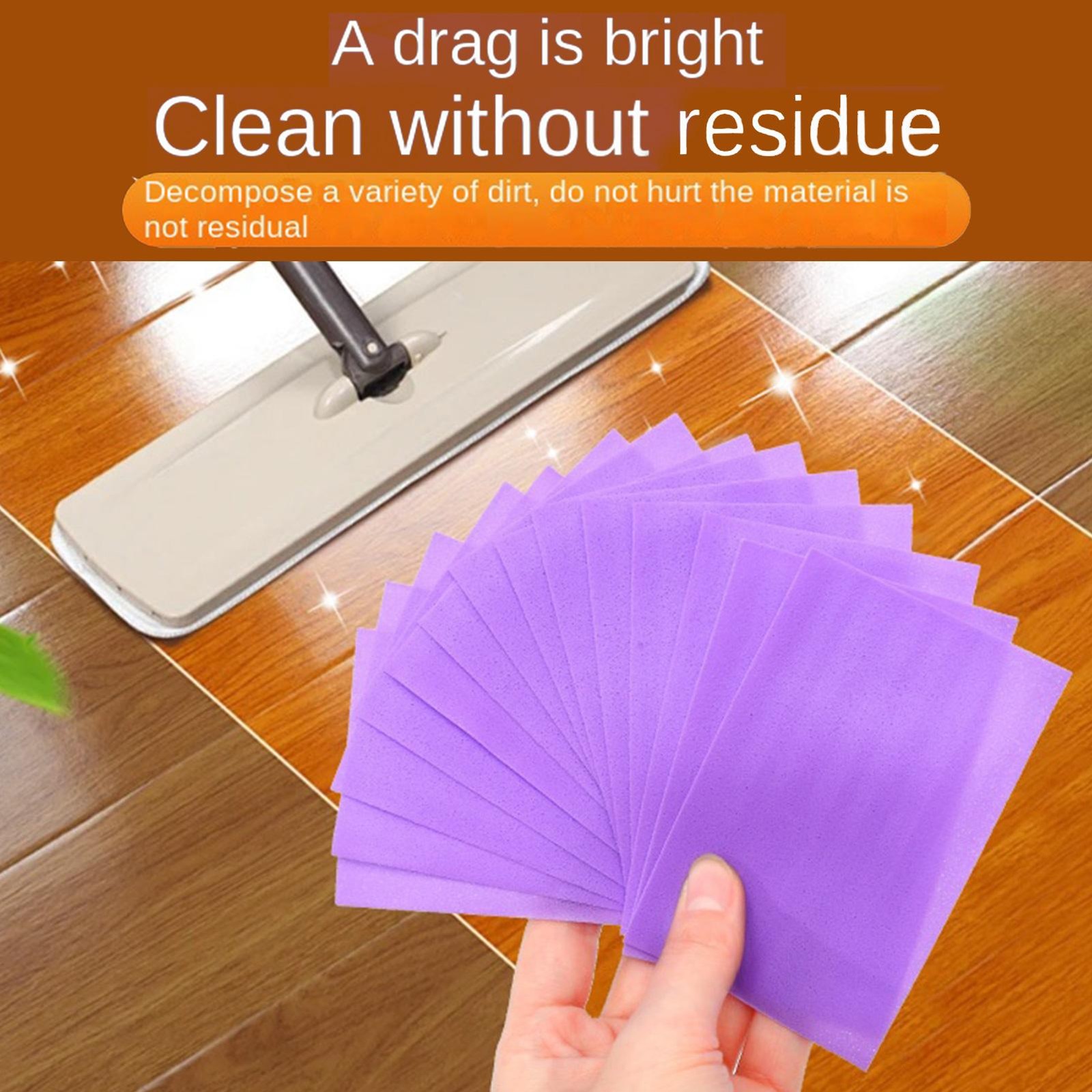 Multi-Effect Floor Cleaner Tablets 30 Pieces Scented Quick Drying Stain Remover