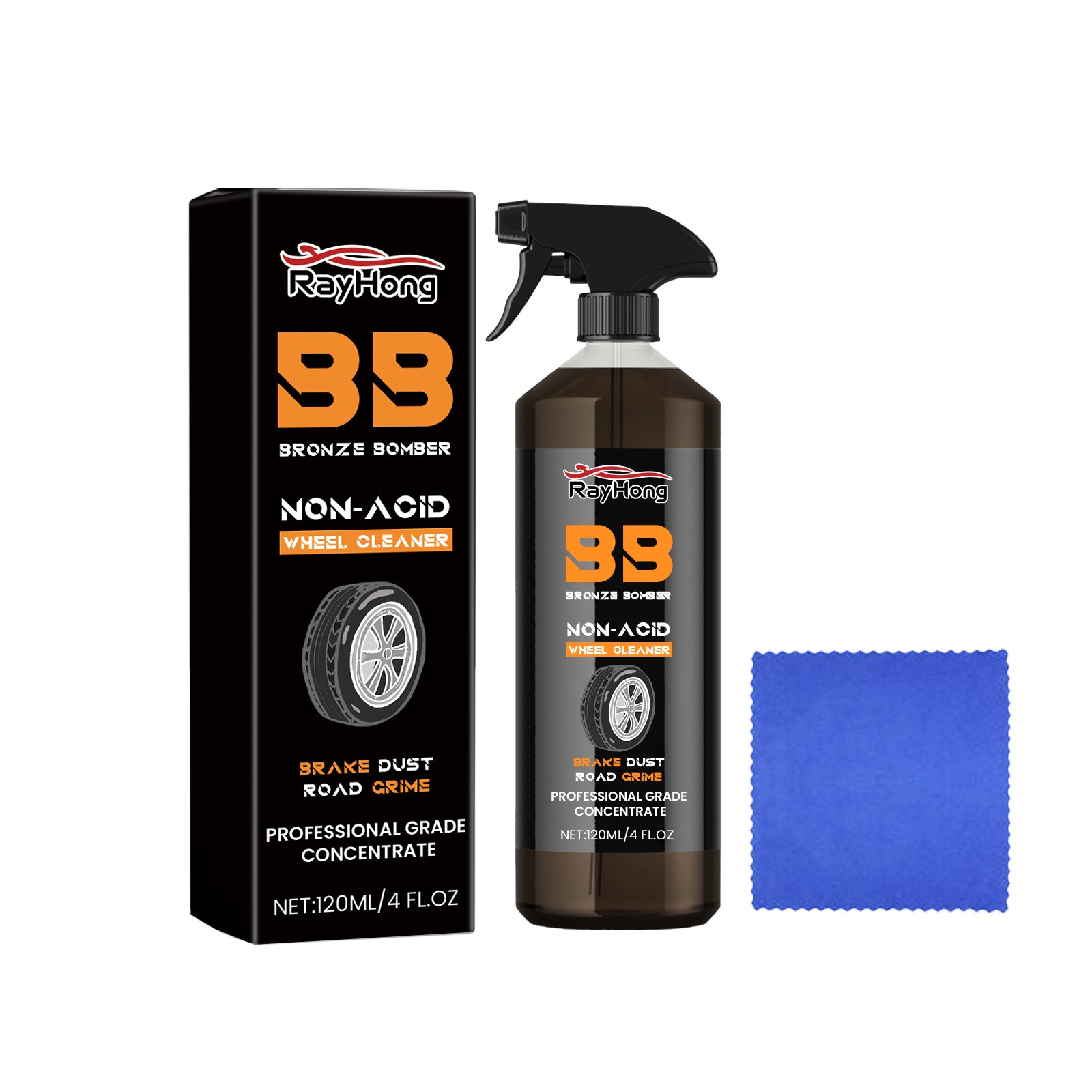 Car Tire Retread Cleaner – Wheel Rust Removal Polishing Stain Remover 🧼