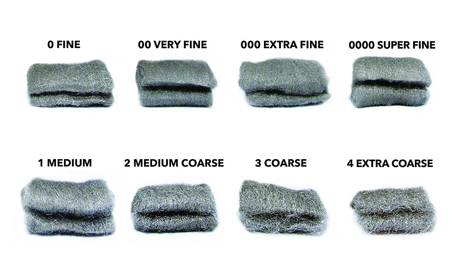 Red Devil Steel Wool Pads 16 Pack Various Grades For Home Improvement Projects