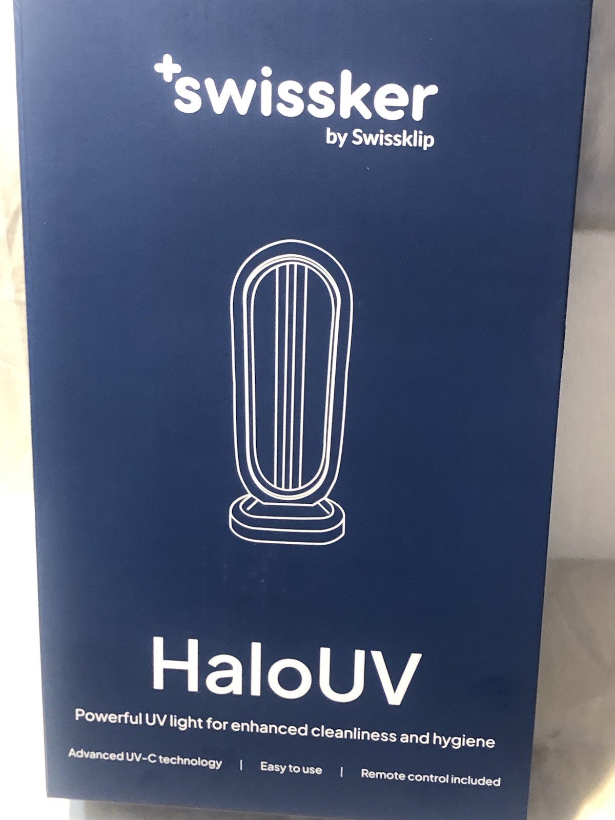 HaloUV Swissker by Swissklip Home Disinfection Device 4 PARTS NewOpenBox