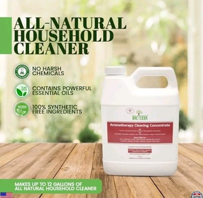 Natural Aromatherapy Multi-Surface Cleaner – 32 oz, Non-Toxic, Biodegradable