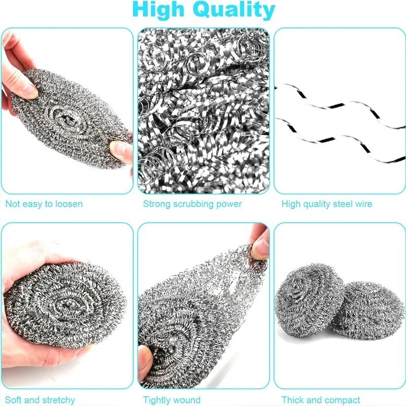 20-Pack Stanley Home Products Stainless Steel Kitchen Scouring Cleaners