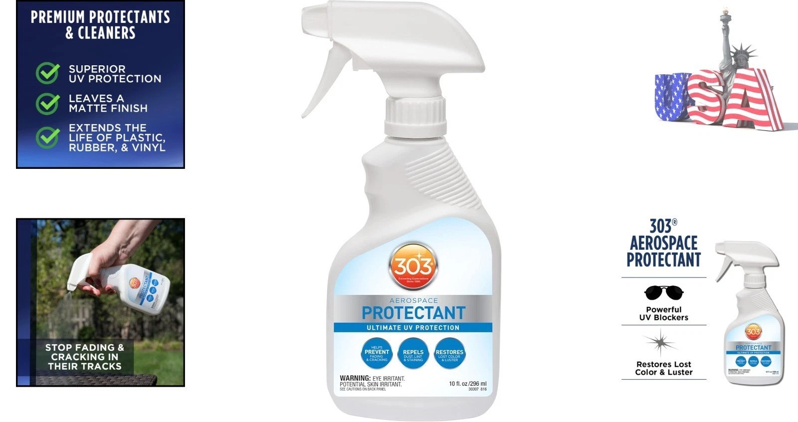Aerospace Protectant Spray – Ultimate UV Protection for Vinyl & Plastic, 10 oz
