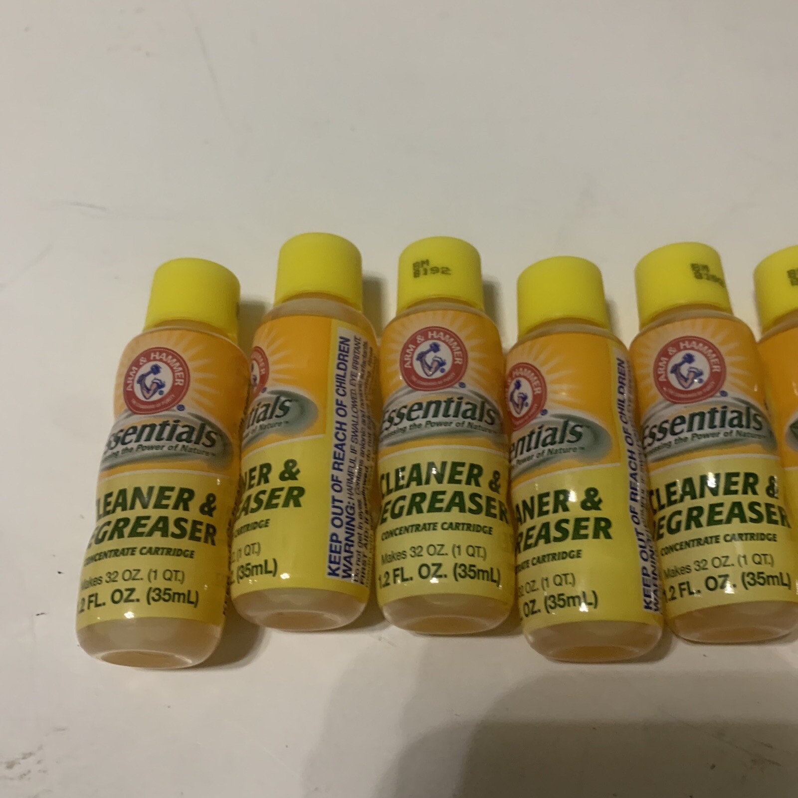 Arm & Hammer Essentials Cleaner & Degreaser Refill Concentrate Lot Of 6 New