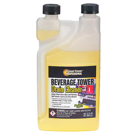 Instant Power Professional 8821 Bevtowerdrainclnr, Ptn Meas Btl, 32 Oz, Liq