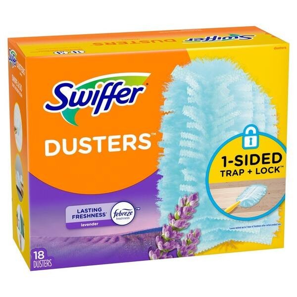 180 Multi-Surface Dusting Refills Lavender Vanilla Scent 18 Count