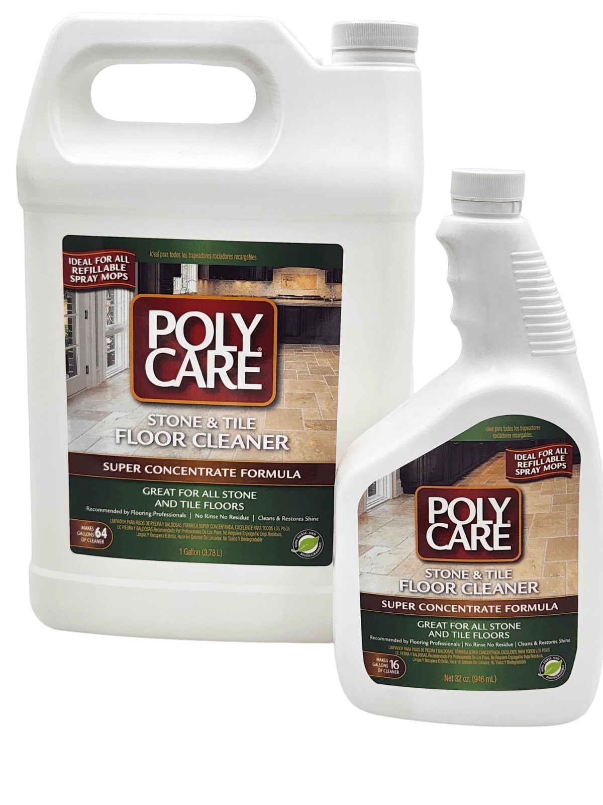 Polycare Stone, Tile, and Laminate 128oz Super Concentrate Cleaner