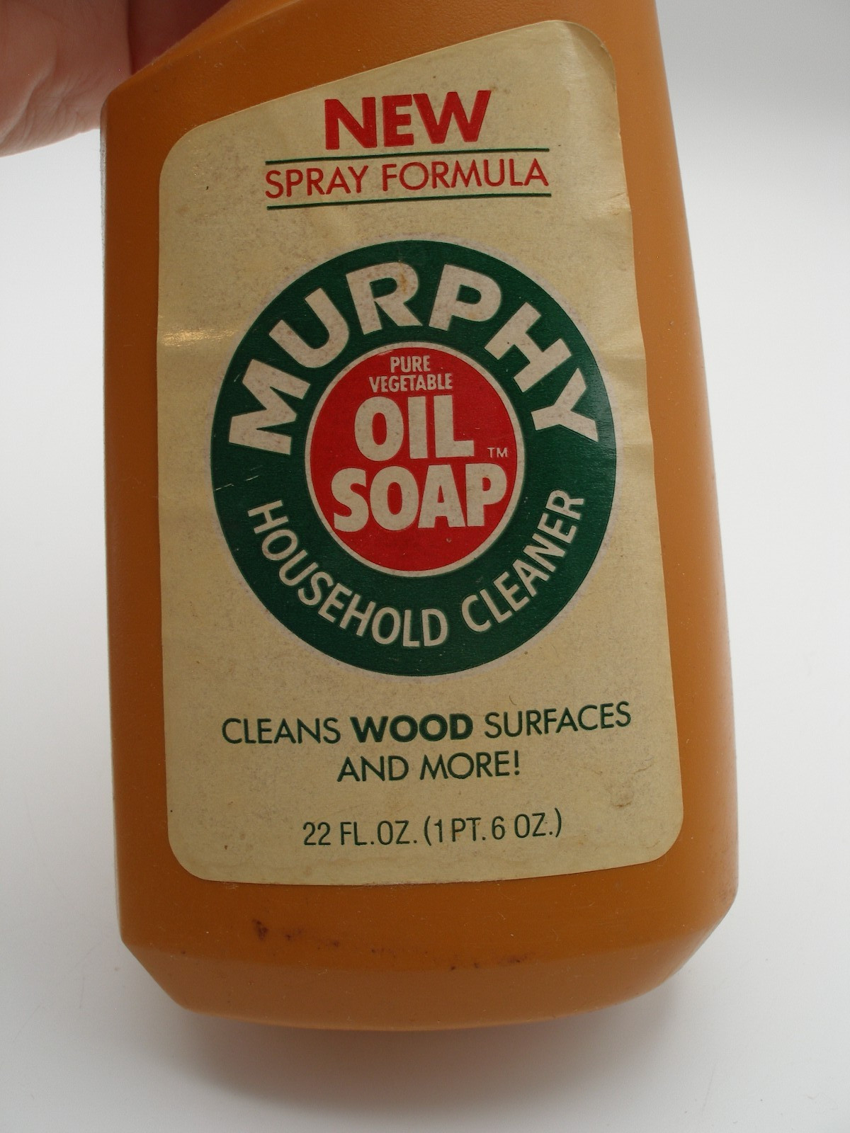 Vintage 1987 Murphy Oil Soap 22oz Spray Formula Wood Surfaces New Old Stock