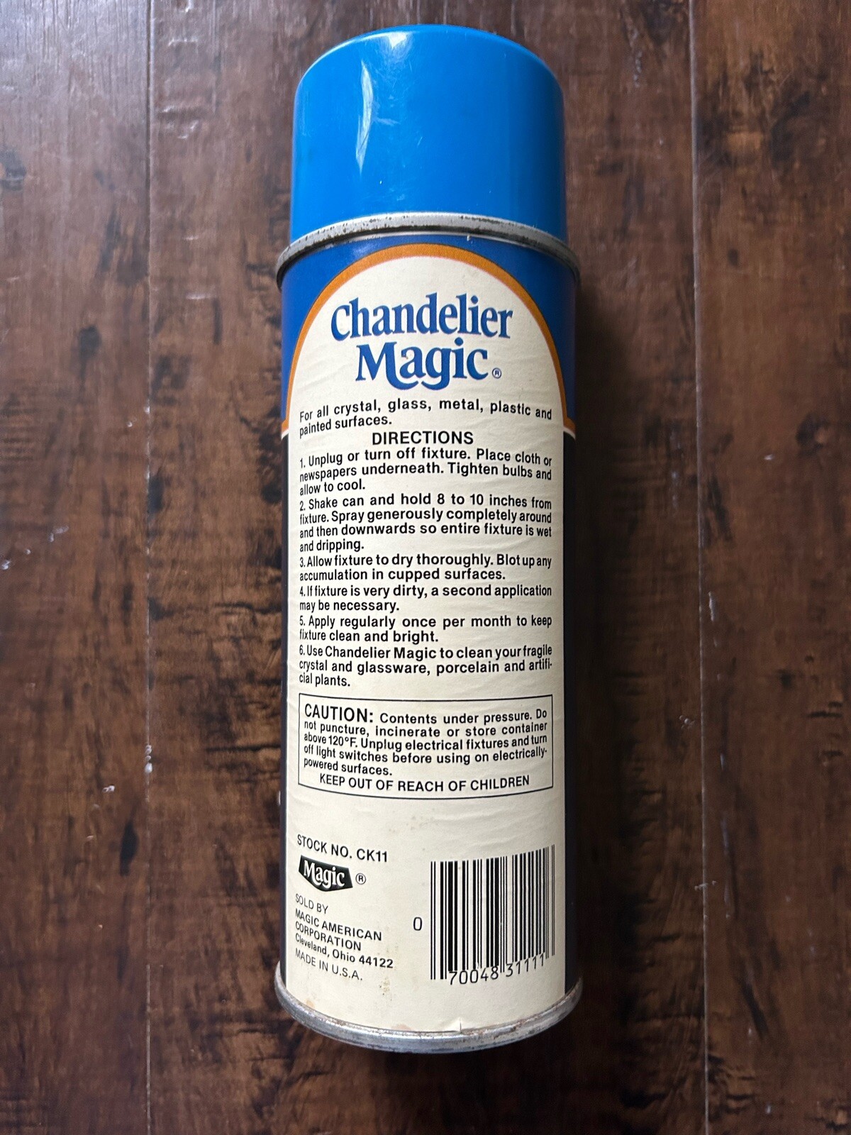 VINTAGE CHANDELIER CLEANER MAGIC 13oz