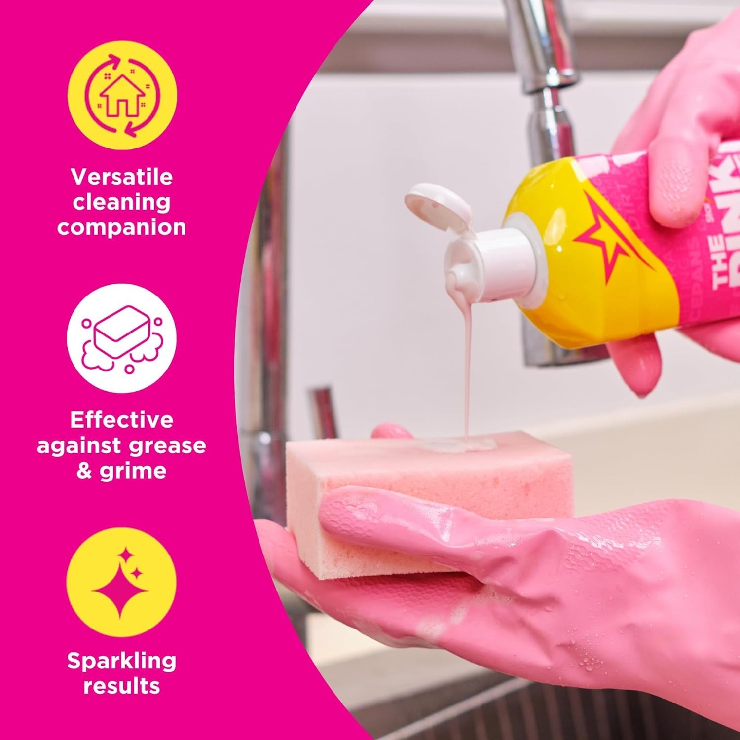 Stardrops The Pink Stuff Miracle Cream Cleaner MultiPurpose Liquid Cleaner 500ml
