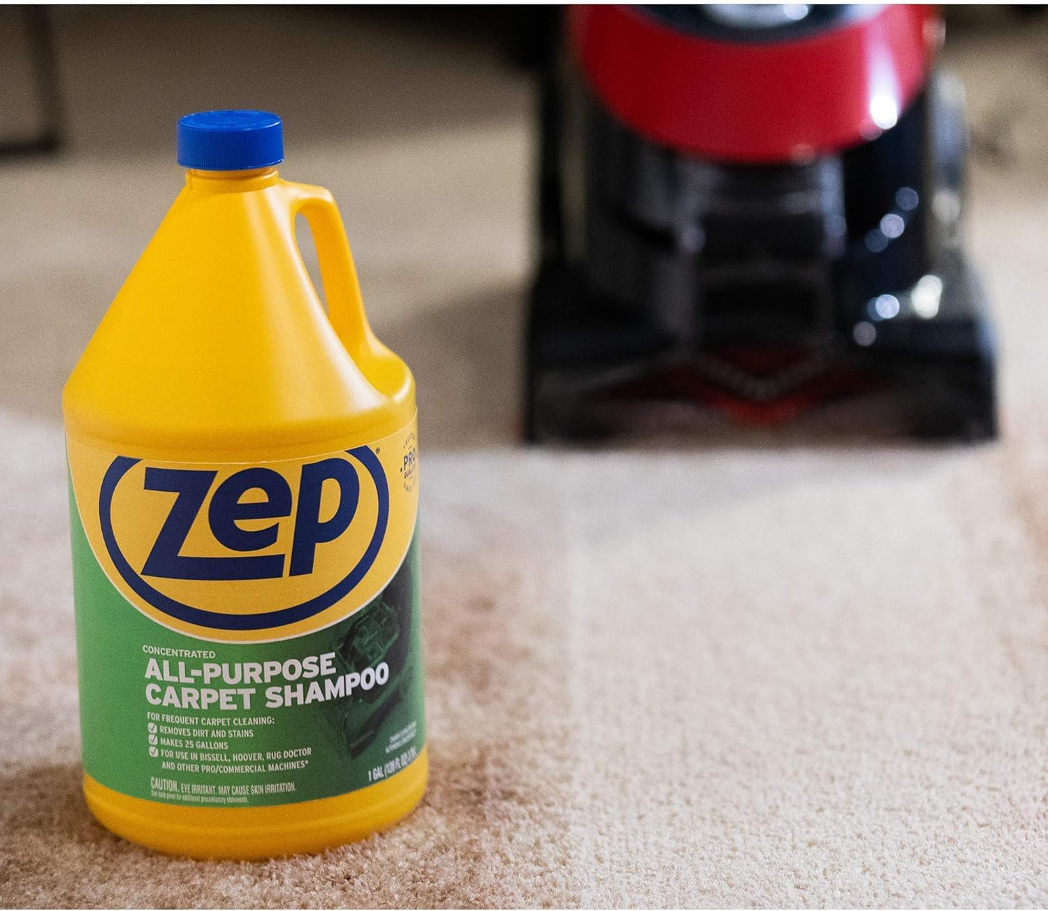 Zep All-Purpose Carpet Shampoo Concentrate, 1 Gallon – ZUCEC128