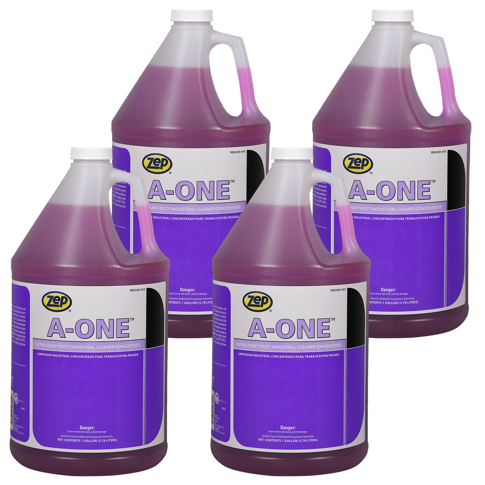 Zep A-One Extra Heavy-Duty Industrial Cleaner Concentrate – 1 Gallon